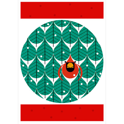 Charley Harper Cool Cardinals Holiday Card Assortment -Adaptation of Charley’s Cardinal