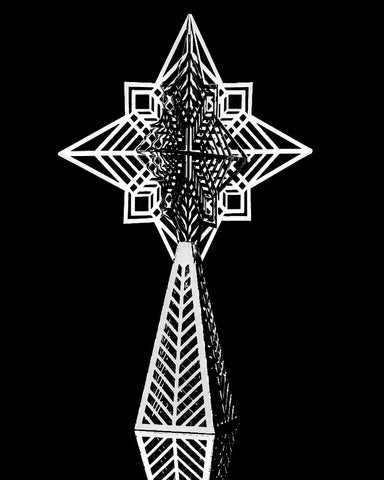 Frank Lloyd Wright Dana Skylight Tree Topper