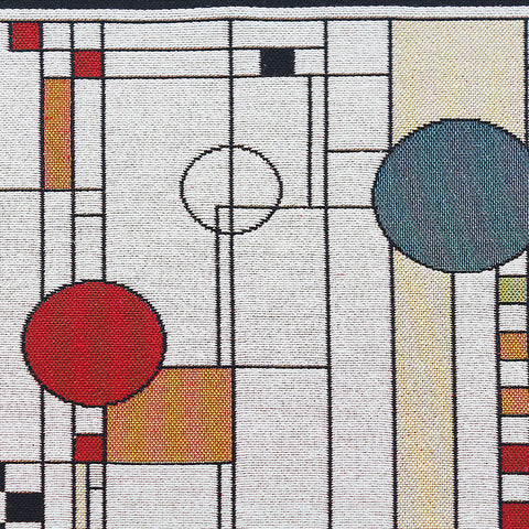 Arts & Crafts Circle Study Table Runner Closeup