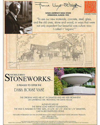 Frank Lloyd Wright Large Dana House Planter Vase