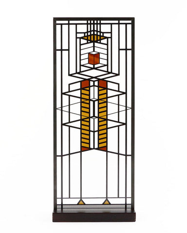 Frank Lloyd Wright Robie Window Stained Glass Front View