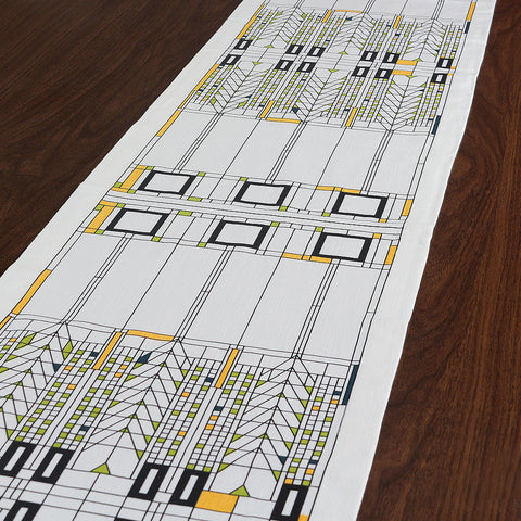 Frank Lloyd Wright Tree of Life Table Runner