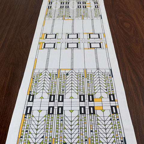 Frank Lloyd Wright Tree of Life Table Runner