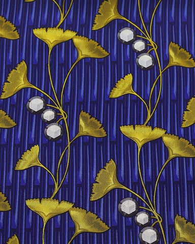 Fabergé Ginkgo Leaf Crepe de Chine Silk Scarf