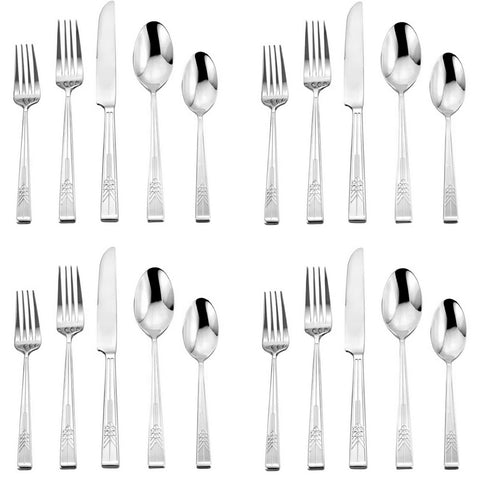 Frank Lloyd Wright Tree of Life Flatware Set - Silver