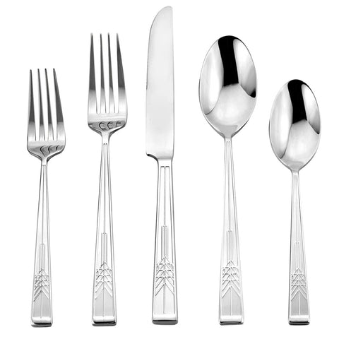 Frank Lloyd Wright Tree of Life Flatware Set - Silver