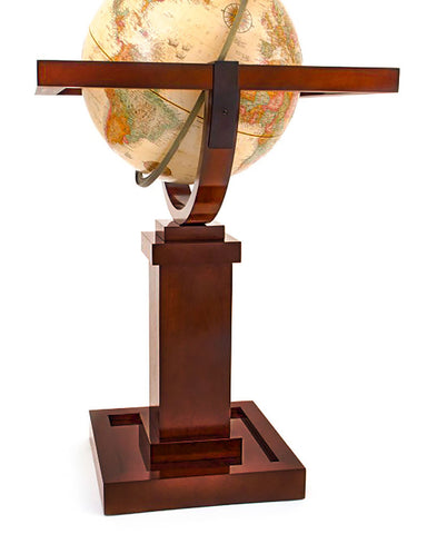 Frank Lloyd Wright Floor Standing World Globe angle