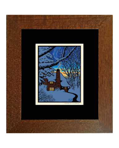 Laura Wilder The Gloaming Framed Matted Mini Giclée Print