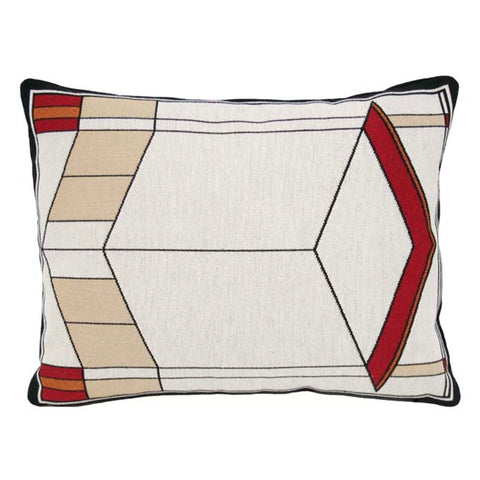 Graycliff Diamond Window Tapestry Lumbar Pillow - 14" x 17"