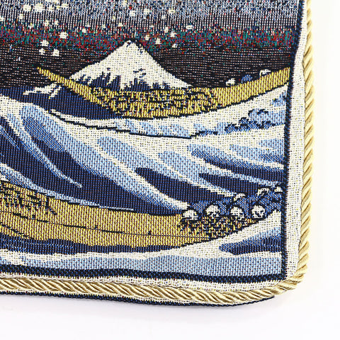 Hokusai Great Wave Tapestry Pillow