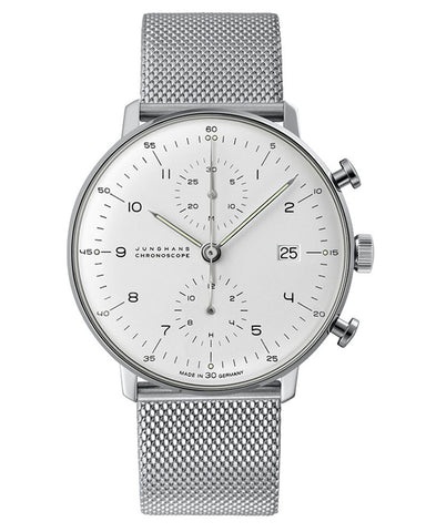 Junghans Max Bill Chronoscope Watch 027/4003.48