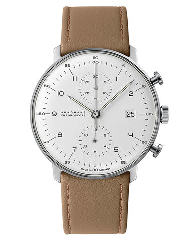 Junghans Max Bill Chronoscope Watch 027/4502.04