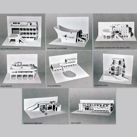 Le Corbusier Paper Models: Buildings