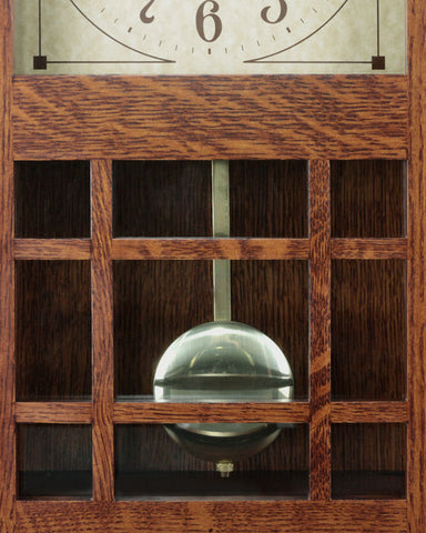 Amish Craftsman McCoy Mantel Clock - Quarter Sawn Oak