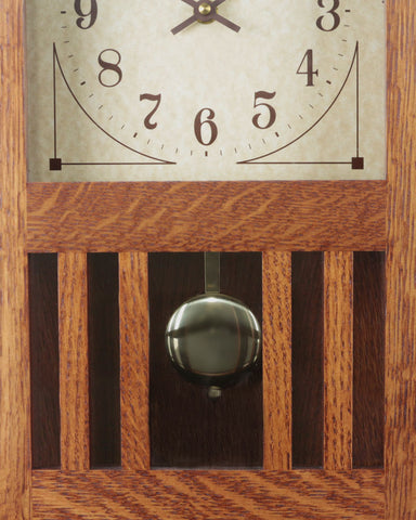 Amish Craftsman Mission Mantel Clock