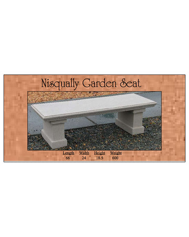 Nisqually 66" Garden Seat
