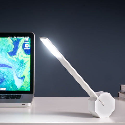 Octagon One Desk Lamp - White