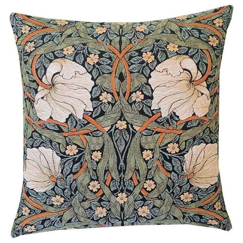 William Morris Pimpernel Sage Tapestry Pillow