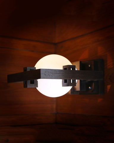 Frank Lloyd Wright Robie Sconce - Walnut