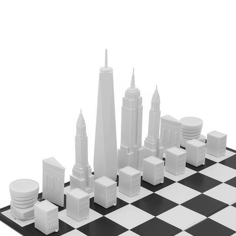 New York City Skyline Chess Set
