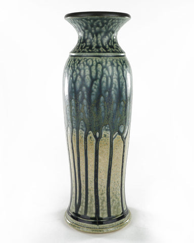 Stofan Pottery Ceramic Cleo Vase - Blue