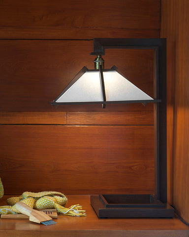 Frank Lloyd Wright Taliesin 1 Table Lamp - Walnut