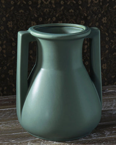 Teco Roman Vase - Green