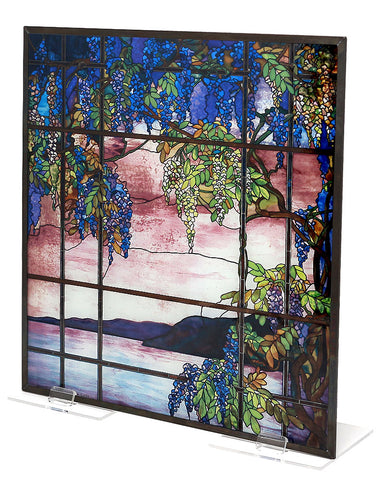 Tiffany View of Oyster Bay Stained Glass Panel