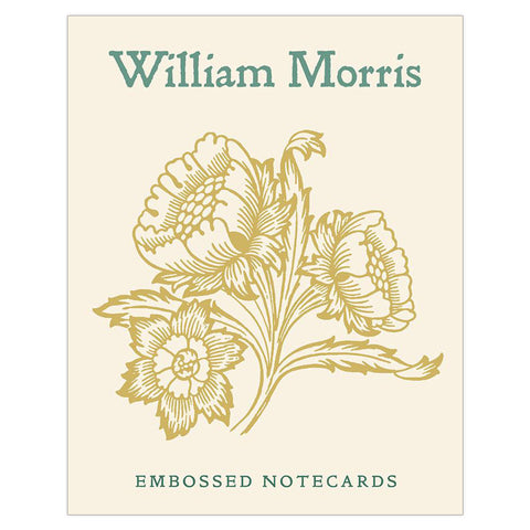 William Morris Embossed Notecards
