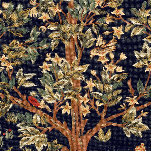 William Morris Tree of Life Tapestry Pillow Detail
