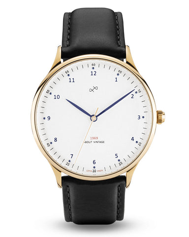 About Vintage 1969 Vintage Gold / White Watch