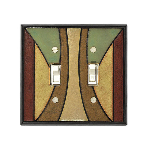 Craftsman Ceramic Tile Switchplate Double Toggle