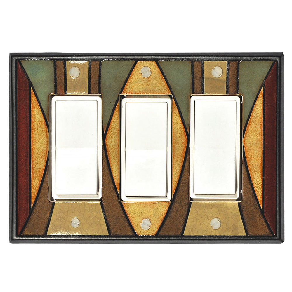 Tile Switch Craftsman Ceramic Tile Switch Plate | ArchitectGiftsPlus